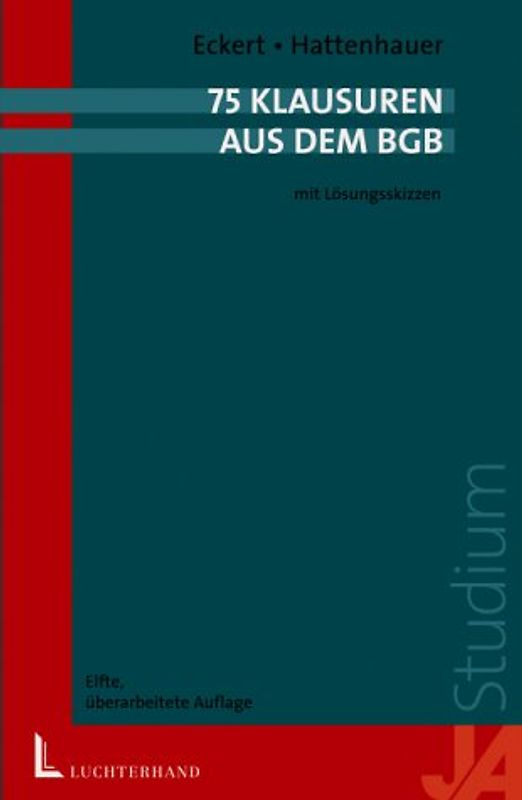 75 Klausuren aus dem BGB