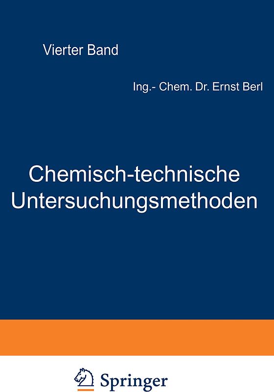 Chemisch-technische Untersuchungsmethoden