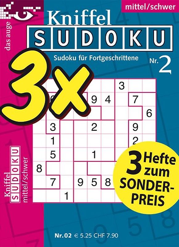 Kniffel-Sudoku 3er-Band Nr. 2
