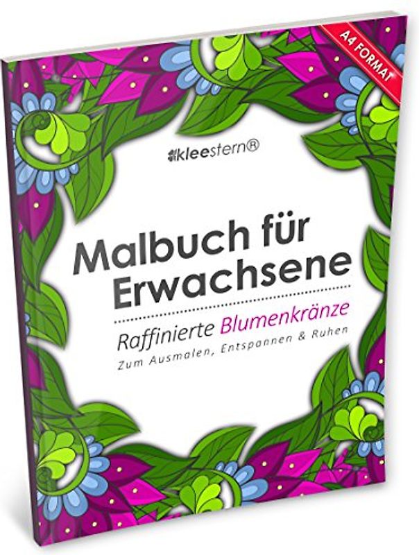 Kleestern Malbuch für Erwachsene