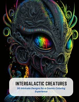 Intergalactic Creatures: 50 Intricate Designs for a Cosmic Coloring Experience