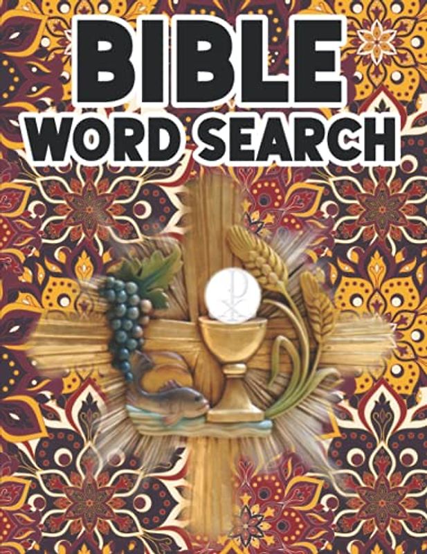 Bible Word Search: Great Fun Large Print Bible Word Search Puzzles Game with Inspirational Jesus Puzzles for Adults & Seniors to Enjoy