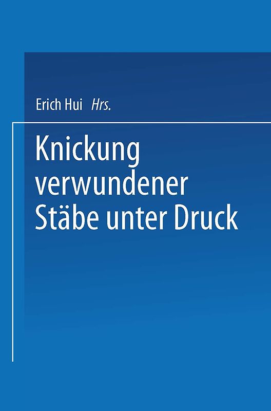 Knickung verwundener Stäbe unter Druck