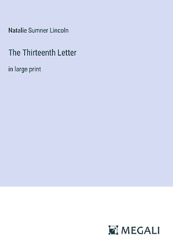 The Thirteenth Letter