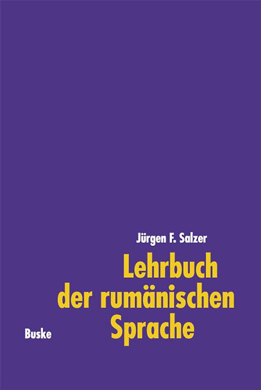 Lehrbuch der rumänischen Sprache