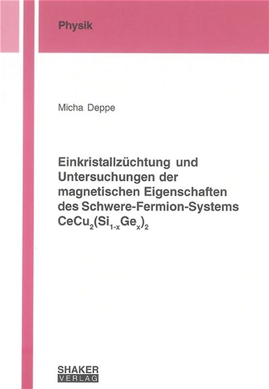 Einkristallzüchtung und Untersuchungen der magnetischen Eigenschaften des Schwere-Fermion-Systems CeCu2(Si1-xGex)2
