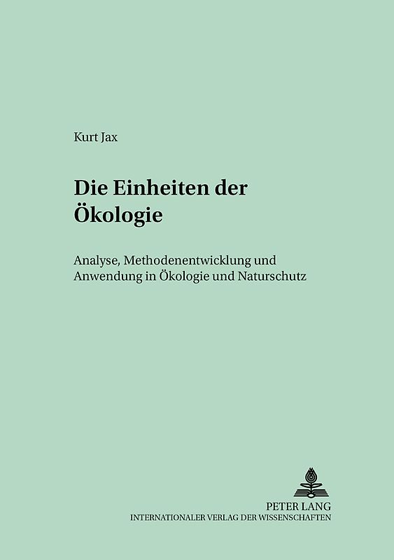 Die Einheiten der Ökologie