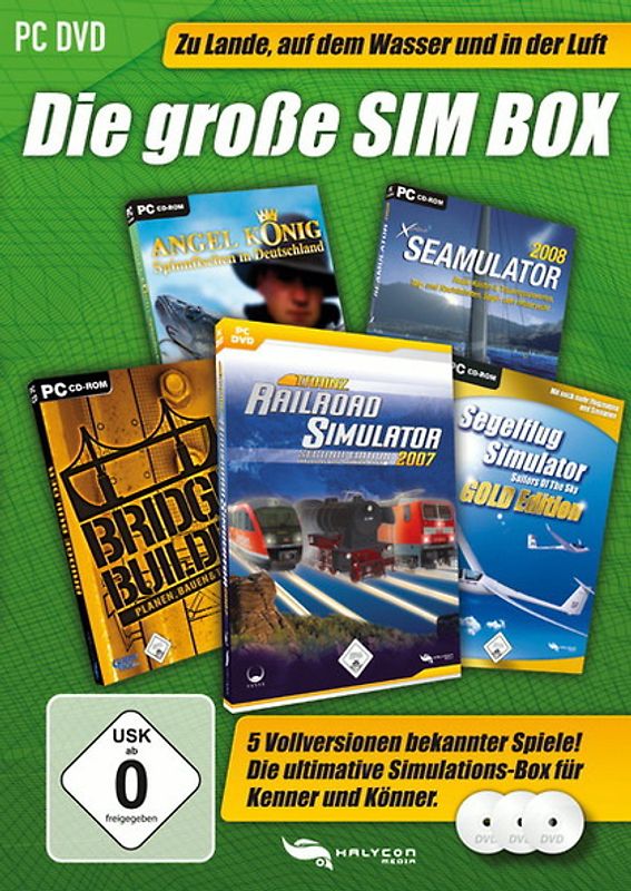 Die große Sim Box - Land, Wasser und in der Luft PC Spiele