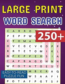 Word Search Book for Adults with Solution: Relaxing Word Search Book for Adults 250 Word Puzzles for Adults Teens and Seniors