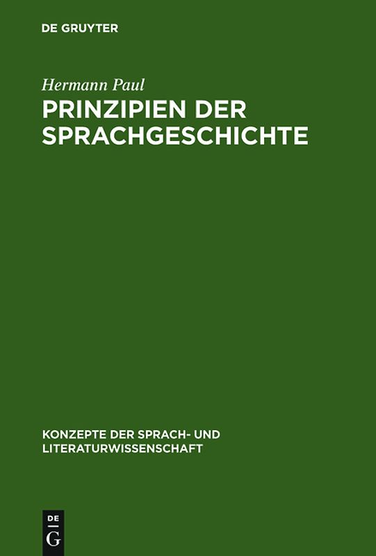 Prinzipien der Sprachgeschichte