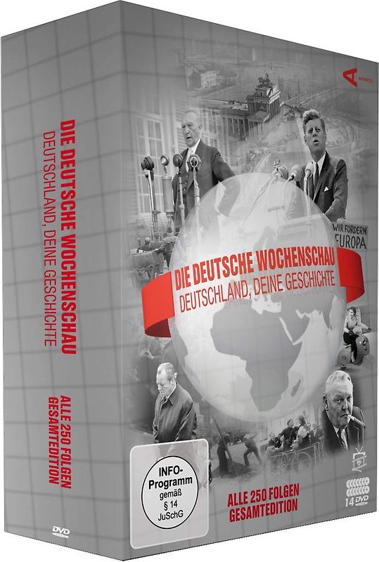 Die Deutsche Wochenschau - Deutschland, deine Geschichte: Komplettbox [Alle 250 Folgen] [14 DVDs] DVD