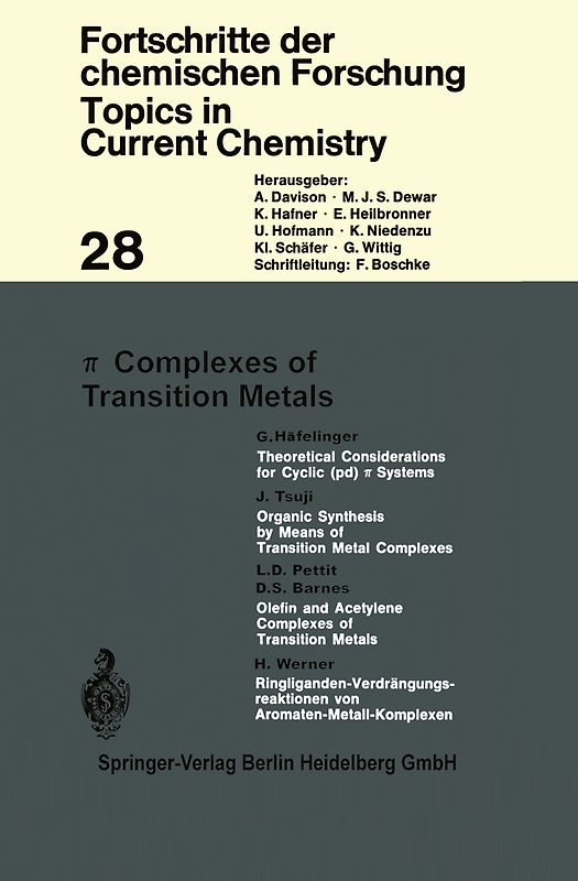π Complexes of Transition Metals