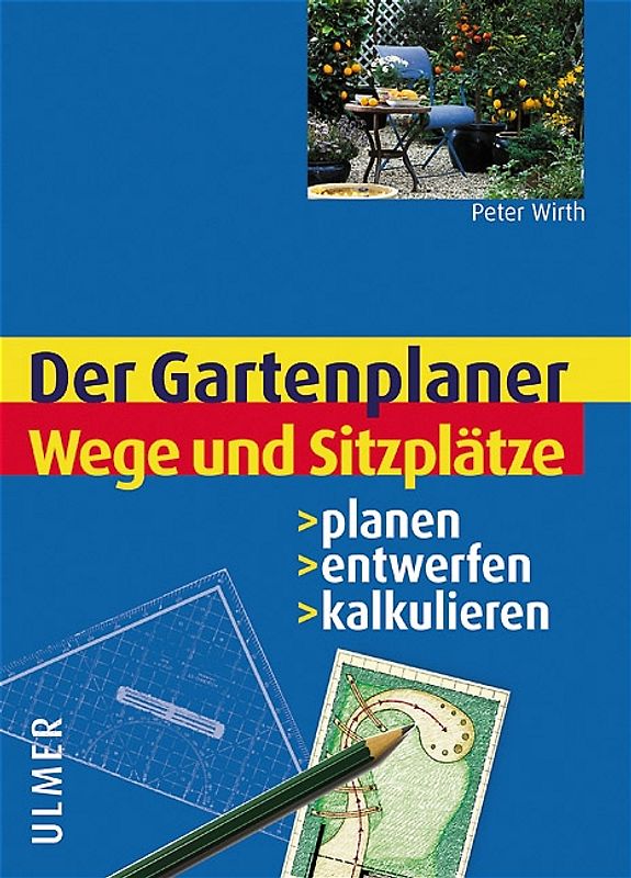 Wege und Sitzplätze