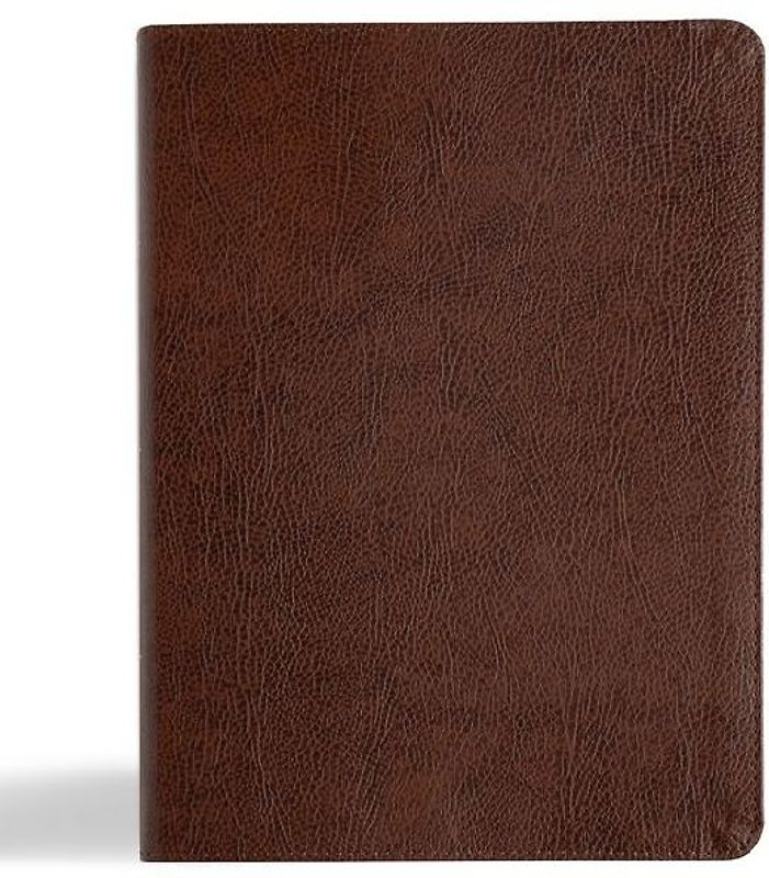 KJV Study Bible, Large Print Edition, Brown Bonded Leather