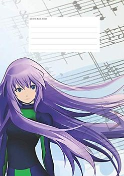 Hefte - Blöcke - Notizen: Manga Mädchen Notenheft, 50 Seiten, 12 Systeme, DIN A4