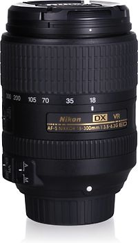 Nikon AF-S NIKKOR 18-300 mm F3.5-6.3 ED G VR DX 67 mm Filtergewinde (Nikon F Anschluss) schwarz