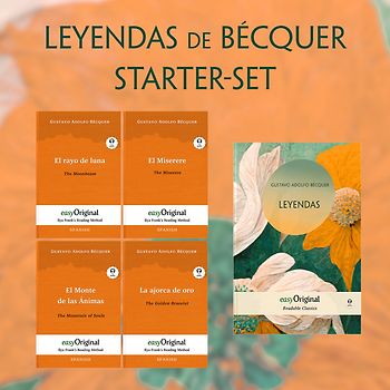 Leyendas de Bécquer (with 5 MP3 audio-CDs) - Starter-Set - Spanish-English