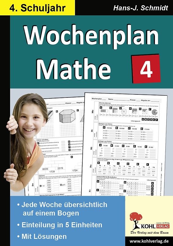 Wochenplan Mathe / Klasse 4