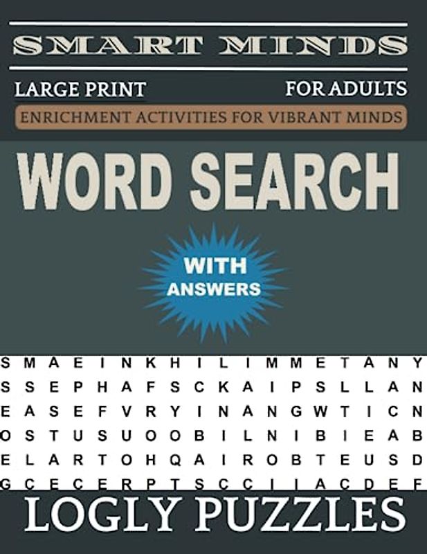 Word Search Book Large Print for Adults: 2400+ words New Fun and Relaxing Puzzles Book for Adults & Seniors with Answers Key