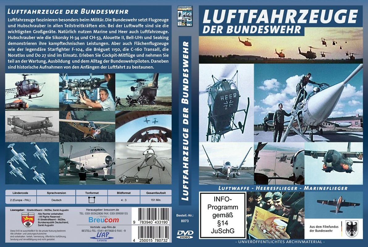 Luftfahrzeuge der Bundeswehr: Luftwaffe - Heeresflieger - Marineflieger DVD