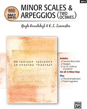 Daily Warm-Ups, Bk 6: Minor Scales & Arpeggios (Two Octaves)