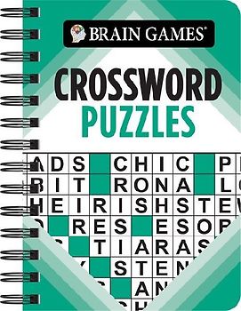 Brain Games - To Go - Crossword Puzzles (Teal)