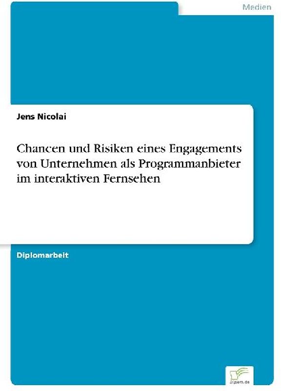 Chancen und Risiken eines Engagements von Unternehmen als Programmanbieter im interaktiven Fernsehen