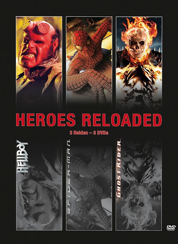 Heroes Reloaded Steelbook (Spider Man / Hellboy / Ghost Rider) DVD