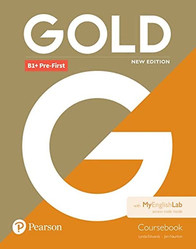 Gold B1+ Pre-First New Edition Coursebook and MyEnglishLab Pack