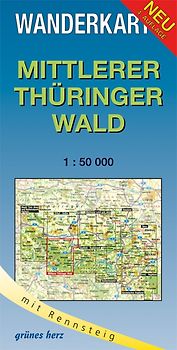 Wanderkarte Mittlerer Thüringer Wald