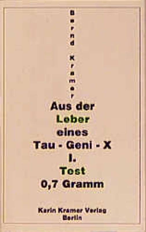 Aus der Leber eines Tau-Geni-X