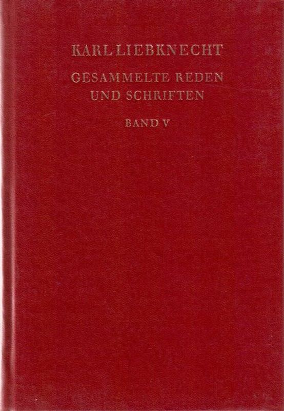 Gesammelte Reden und Schriften Band V