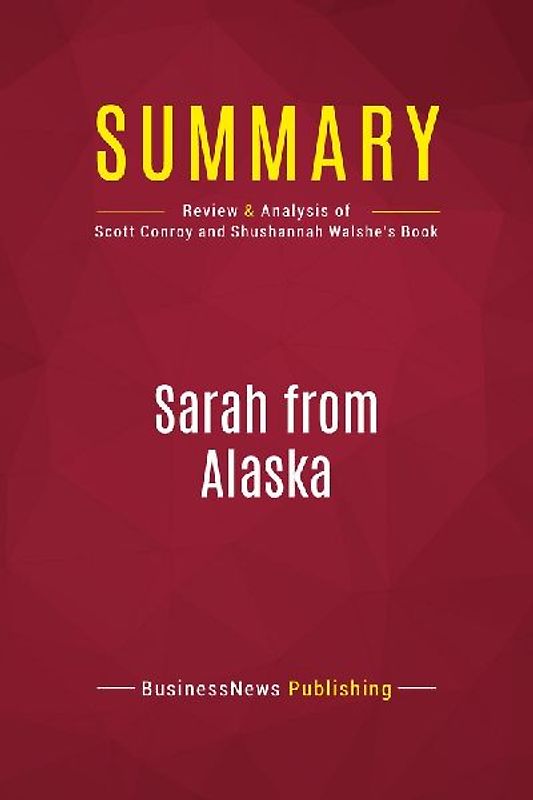Summary: Sarah from Alaska
