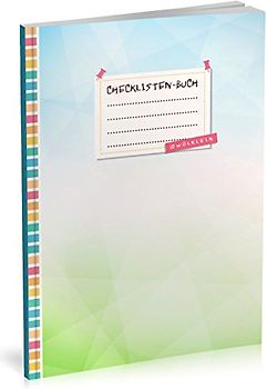 Checklisten-Buch: To Do Listen Planer | Ca. A5 Softcover | 70+ Seiten mit Titel, Datum & Register | Perfekt für Aufgaben zum Abhaken, Leselisten, Packlisten uvm. | Motiv „Ruhe“