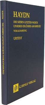 Die Sieben letzten Worte unseres Erlösers am Kreuze - Vokalfassung; Studienedition: Besetzung: Werke für Chor und Orchester (Studien-Editionen: Studienpartituren)