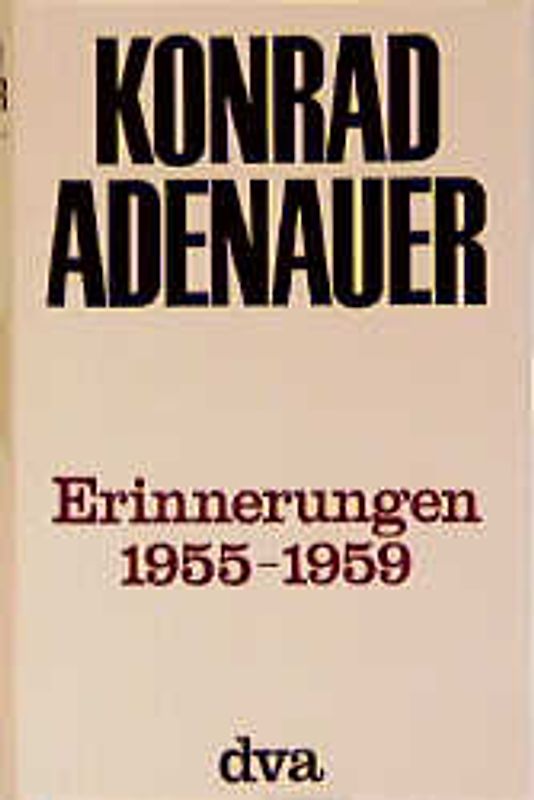 Erinnerungen 1956-1959
