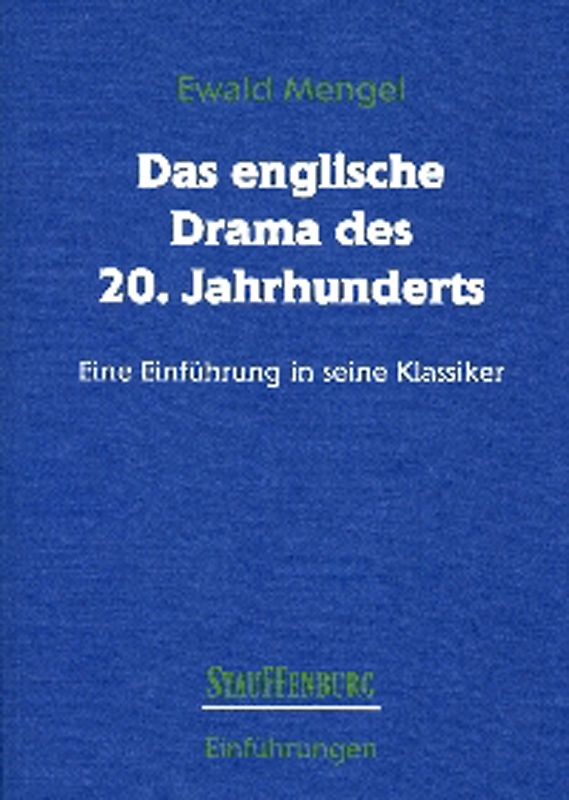 Das englische Drama des 20. Jahrhunderts