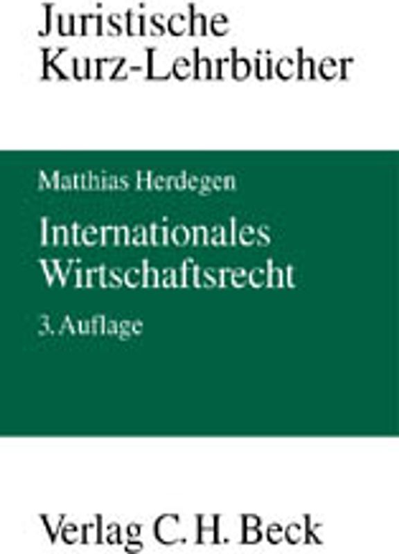 Internationales Wirtschaftsrecht