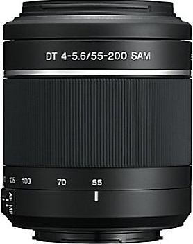 Sony DT 55-200 mm F4.0-5.6 APS-C SAM II 55 mm Filtergewinde (Sony A-mount Anschluss) schwarz