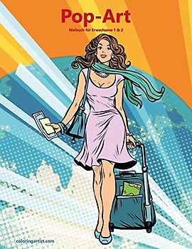 Pop-Art-Malbuch für Erwachsene 1 & 2