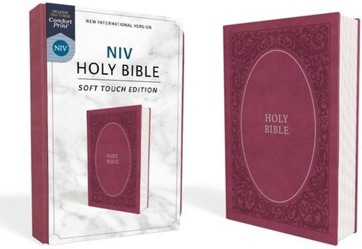 NIV, Holy Bible, Soft Touch Edition, Imitation Leather, Pink, Comfort Print