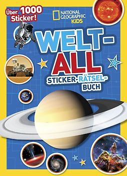 Weltall Sticker-Rätsel-Buch mit über 1000 Stickern