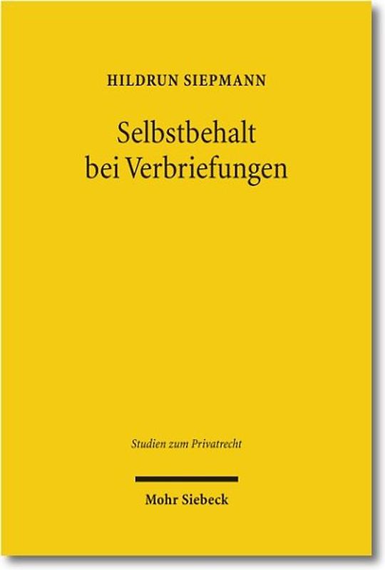 Selbstbehalt bei Verbriefungen