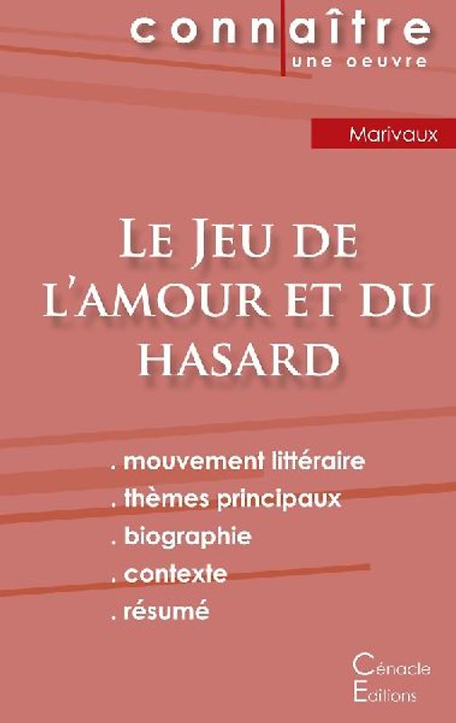 Fiche de lecture Le Jeu de l'amour et du hasard de Marivaux (Analyse littéraire de référence et résumé complet)