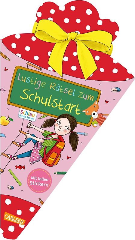 Schlau für die Schule: Lustige Rätsel zum Schulstart mit Stickern