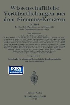 Wissenschaftliche Veröffentlichungen aus dem Siemens-Konzern