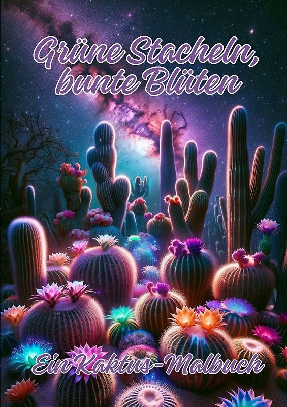 Grüne Stacheln, bunte Blüten