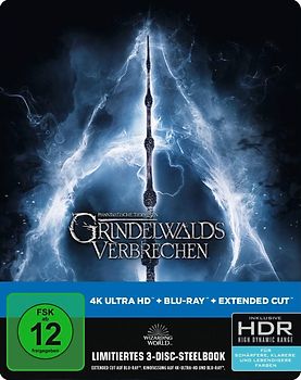 Phantastische Tierwesen: Grindelwalds Verbrechen [Limited Edition, inkl. 2D Version & Extended Cut] 4K Ultra HD Blu-ray