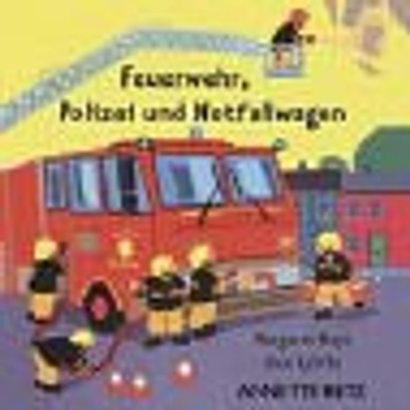 Feuerwehr, Polizei und Notfallwagen