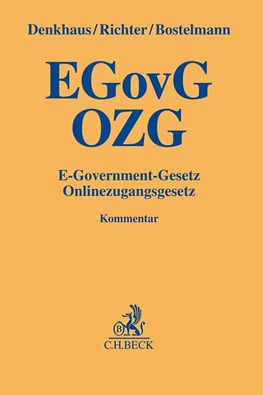 E-Government-Gesetz / Onlinezugangsgesetz. EGovG / OZG